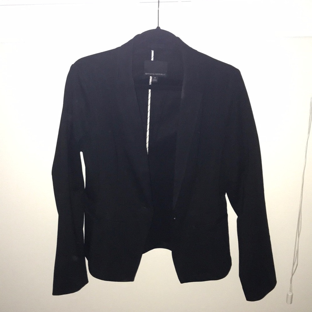 Banana republic black suit jacket